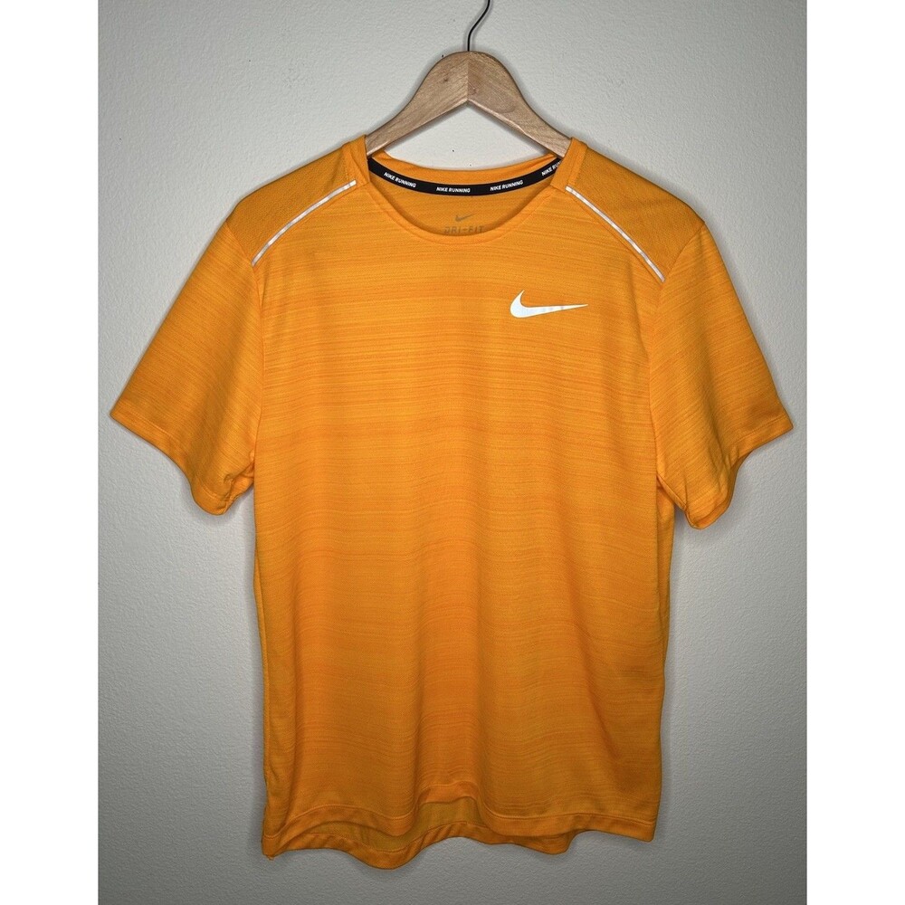 Nike Dri Fit Mens Size Large Reflective Running Gym Training Athletic T Shirt